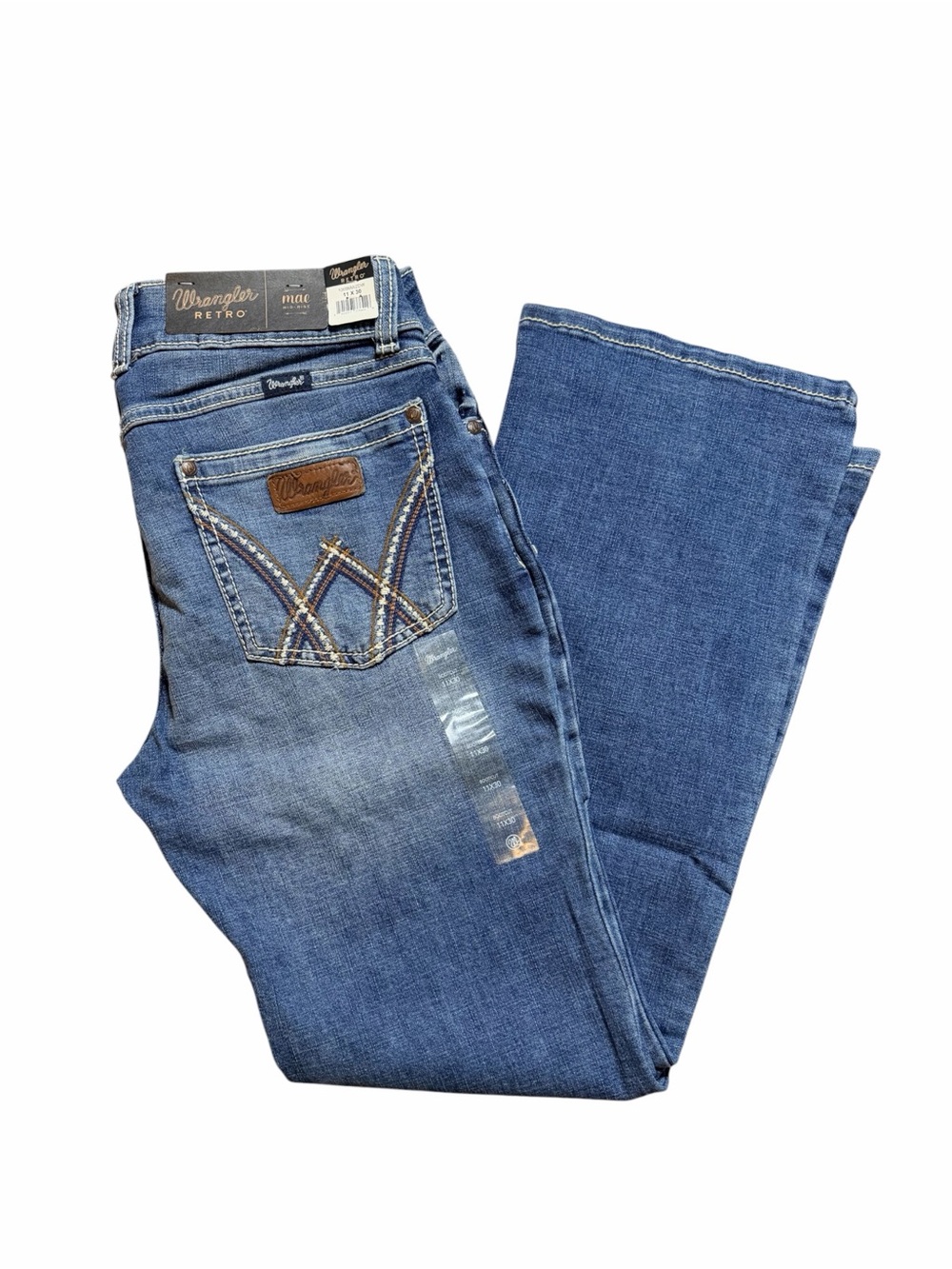 Wrangler Retro Mae Mid-Rise Bootcut Jeans - Deadwood Wash Size  11 x 30 NWT